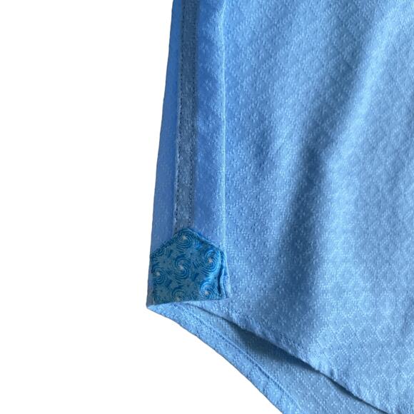 ROBERT GRAHAM Knowledge Wisdom Truth Button Down Shirt Blue Men's 2XL/2TG - Picture 6 of 16